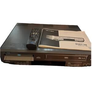 GOVIDEO DVR4400 COMBO DVD/VCR VHS PLAYER & RECORDER Tested & Working Remote Inc